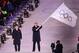 PYEONGCHANG-GUN, SOUTH KOREA - FEBRUARY 25: President of the International Olympic Committee Thomas Bach and Mayor of Beijing Chen Jining participate in the Olympic flag handover ceremony during the Closing Ceremony of the PyeongChang 2018 Winter Olympic Games at PyeongChang Olympic Stadium on February 25, 2018 in Pyeongchang-gun, South Korea. (Photo by Maddie Meyer/Getty Images)