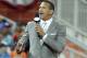 FILE - In this July 11, 2017, file photo, former MLB player Alex Rodriguez reports from the field during the MLB baseball All-Star Game in Miami. Rodriguez, ESPN’s new Sunday night analyst, doesn’t mind the lengthening time it takes to play a big league game. (AP Photo/Lynne Sladky, File)