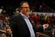 ATLANTA, GA - FEBRUARY 11: Stan Van Gundy of the Detroit Pistons reacts during the game against the Atlanta Hawks at Philips Arena on February 11, 2018 in Atlanta, Georgia. NOTE TO USER: User expressly acknowledges and agrees that, by downloading and or using this photograph, User is consenting to the terms and conditions of the Getty Images License Agreement. (Photo by Kevin C. Cox/Getty Images)