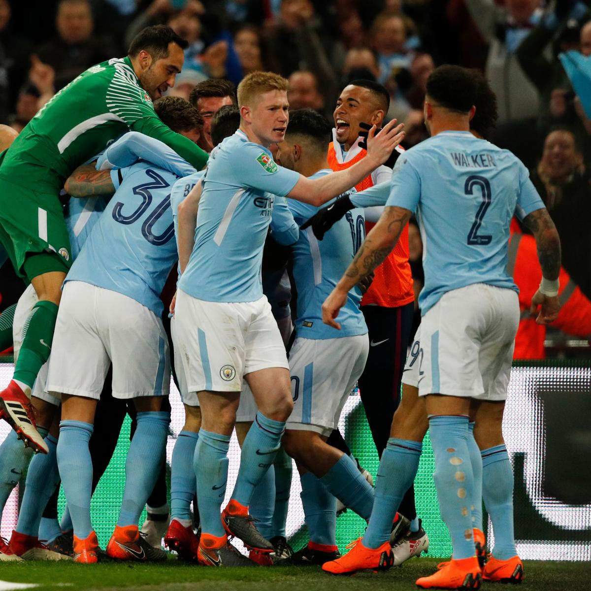 Manchester City Crush Arsenal to Win 2018 Carabao Cup ...
