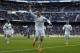 Real Madrid's Cristiano Ronaldo celebrates after scoring the opening goal against Alaves during the Spanish La Liga soccer match between Real Madrid and Alaves at the Santiago Bernabeu stadium in Madrid, Saturday, Feb. 24, 2018. Ronaldo scored twice in Real Madrid's 4-0 victory. (AP Photo/Francisco Seco)