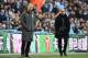 Manchester City's Spanish manager Pep Guardiola (R) and Arsenal's French manager Arsene Wenger (L) watch from the touchline during the English League Cup final football match between Manchester City and Arsenal at Wembley stadium in north London on February 25, 2018. / AFP PHOTO / Glyn KIRK / RESTRICTED TO EDITORIAL USE. No use with unauthorized audio, video, data, fixture lists, club/league logos or 'live' services. Online in-match use limited to 75 images, no video emulation. No use in betting, games or single club/league/player publications. / (Photo credit should read GLYN KIRK/AFP/Getty Images)