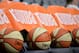 SAN ANTONIO, TX - APRIL 29: Close up view of the WNBA logo before the game between the San Antonio Stars and the Dallas Wings during the WNBA Preseason on April 29, 2017 at the AT&T Center in San Antonio, Texas. NOTE TO USER: User expressly acknowledges and agrees that, by downloading and or using this photograph, user is consenting to the terms and conditions of the Getty Images License Agreement. Mandatory Copyright Notice: Copyright 2017 NBAE (Photos by Mark Sobhani/NBAE via Getty Images)