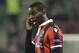 FILE- In this Thursday, Nov. 3, 2016 file photo, Nice's forward Mario Balotelli, of Italy, reacts during the Europa League group I soccer match between OGC Nice and FC Salzburg, in Nice stadium, southeastern France. Nice striker Mario Balotelli’s teammate Alassane Pleas has confirmed he heard Bastia supporters racially abusing Balotelli with monkey chants during the league match on Friday, Jan. 20, 2017. (AP Photo/Claude Paris, File)