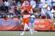 MOBILE, AL - JANUARY 27: Baker Mayfield #6 of the North team throws the ball during the Reese's Senior Bowl at Ladd-Peebles Stadium on January 27, 2018 in Mobile, Alabama. (Photo by Jonathan Bachman/Getty Images)