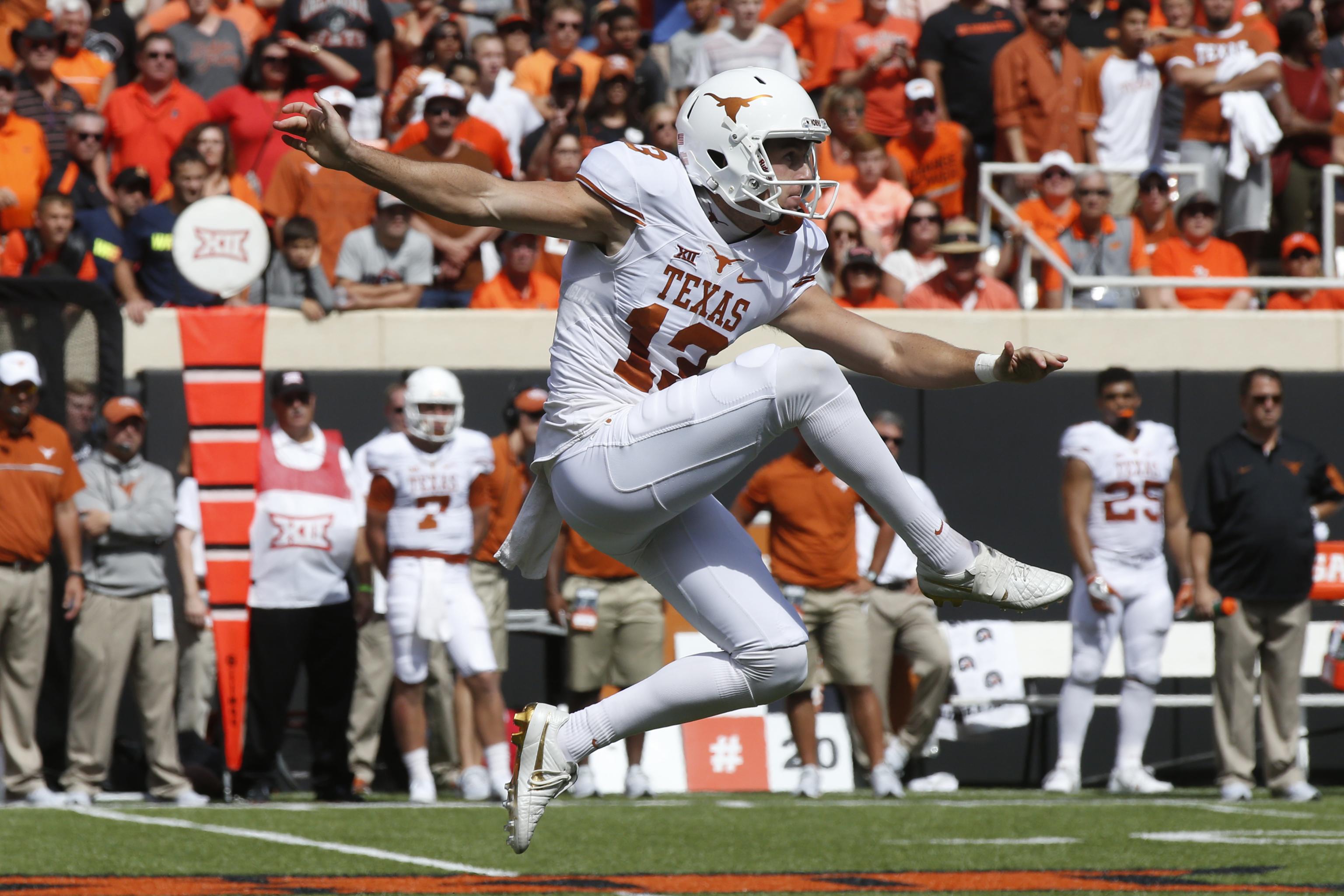 Texas punter Michael Dickson was the MVP of the Texas Bowl