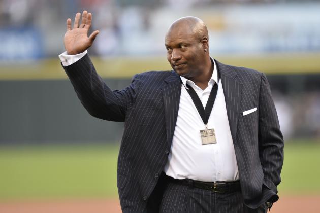 CHICAGO, IL - AUGUST 24:  Former Chicago White Sox and Kansas City Royals player and Heisman Trophy winner Bo Jackson waves to the crowd as as he is introduced before the 2013 Civil Rights Game between the Chicago White Sox and the Texas Rangers at U.S. Cellular Field on August 24, 2013 in Chicago, Illinois. Jackson was earlier honored with the MLB Beacon of Change Award.    (Photo by Brian Kersey/Getty Images)