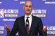 LOS ANGELES, CA - FEBRUARY 17: NBA Commissioner Adam Silver speaks onstage during the All-Star Press Conference at Staples Center on February 17, 2018 in Los Angeles, California. (Photo by Jayne Kamin-Oncea/Getty Images)