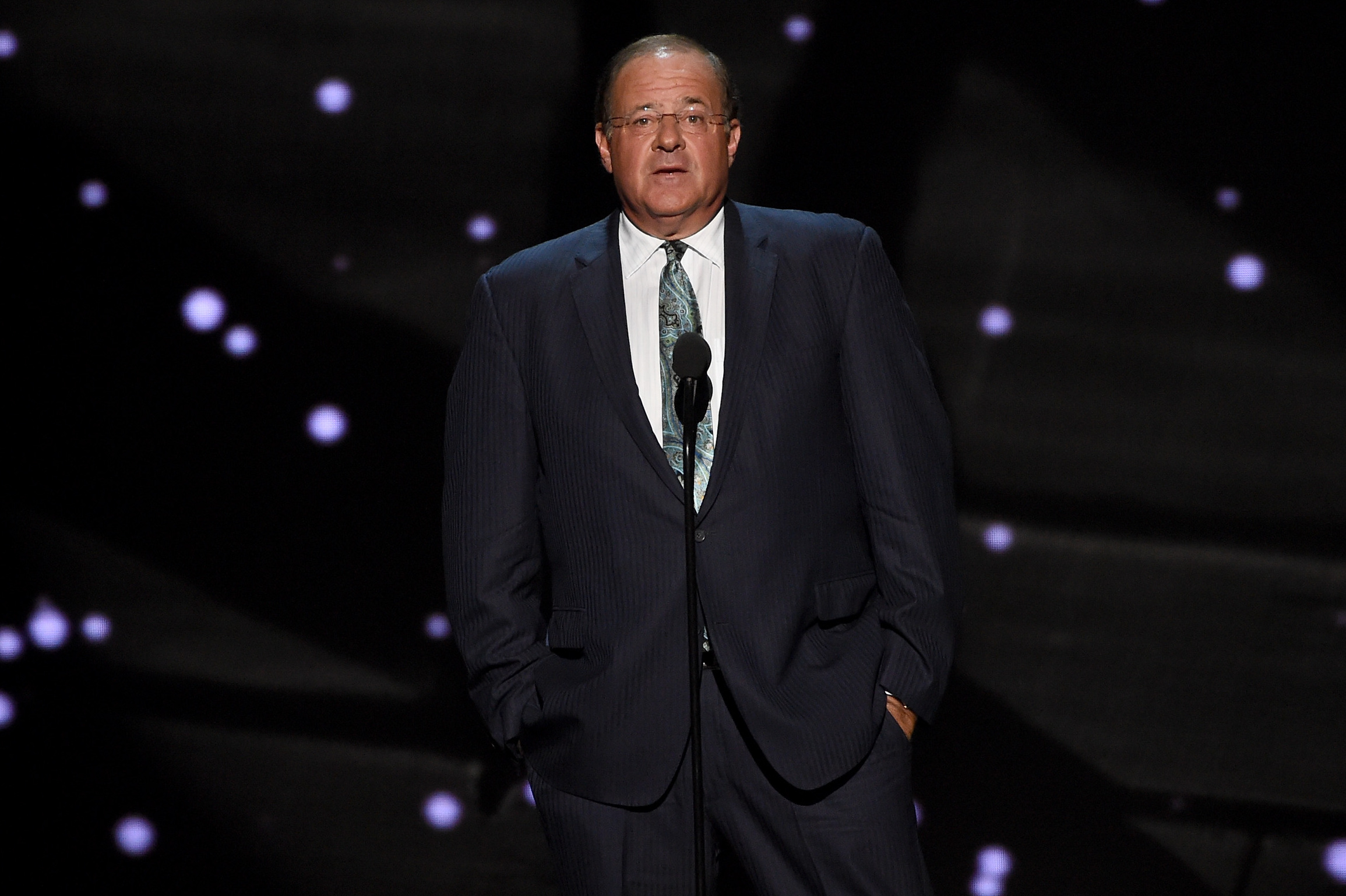 LOS ANGELES, CA - JULY 12: Sportscaster Chris Berman speaks onstage at The 2017 ESPYS at Microsoft Theater on July 12, 2017 in Los Angeles, California. (Photo by Kevin Winter/Getty Images)