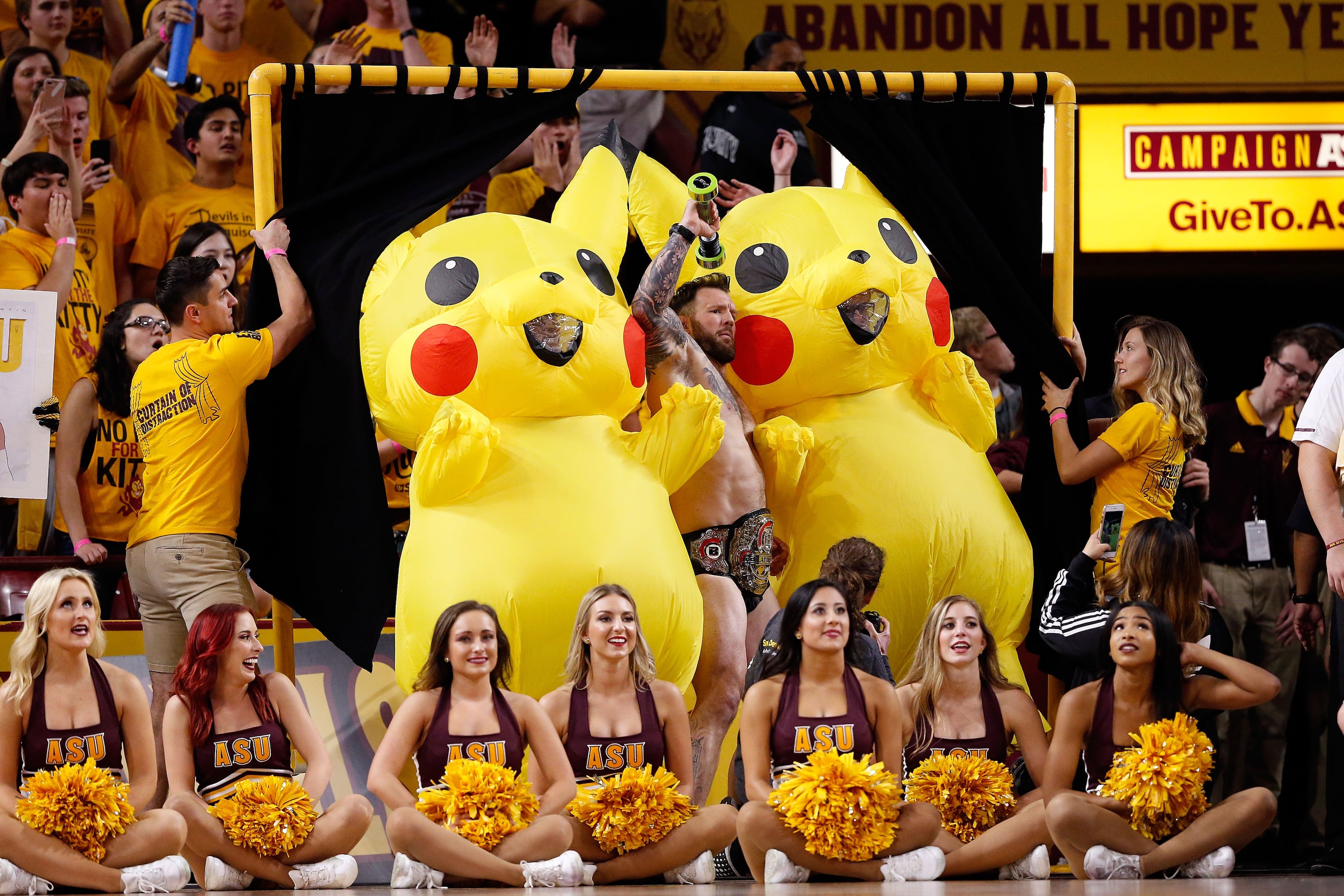 Arizona States Curtain Of Distraction Is A Free Throw Shooters Worst Nightmare Bleacher Report Latest News Arizona States Curtain Of Distraction Is A Free Throw Shooters Worst Nightmare Bleacher Report Latest News