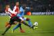 Napoli's Kalidou Koulibaly, right, challenges for the ball with Feyenoord's Jeremiah St. Juste, left, during a Champions League Group F soccer match between Feyenoord and Napoli at the Kuip stadium in Rotterdam, Netherlands, Wednesday, Dec. 6, 2017. (AP Photo/Peter Dejong)