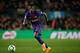 BARCELONA, SPAIN - FEBRUARY 24: Ousmane Dembele of FC Barcelona during the La Liga Santander match between FC Barcelona v Girona at the Camp Nou on February 24, 2018 in Barcelona Spain (Photo by Eric Verhoeven/Soccrates/Getty Images)