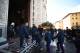 The coffin of Fiorentina's captain Davide Astori is carried inside Santa Croce basilica for the funeral on March 8, 2018 in Florence. Italian player Davide Astori likely died from a cardiac arrest linked to the slowing of his heart rate following the initial results of his autopsy.
Fiorentina and Astori's former club Cagliari announced they will retire his number 13 shirt in honour of the 31-year-old Italy international, who was found dead in his hotel room on Sunday ahead of a Serie A match at Udinese. / AFP PHOTO / Filippo MONTEFORTE (Photo credit should read FILIPPO MONTEFORTE/AFP/Getty Images)