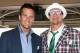 Gronkowski the football player (right) at the 2015 Kentucky Derby.