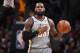 DENVER, CO - MARCH 7: LeBron James #23 of the Cleveland Cavaliers handles the ball during the game against the Denver Nuggets on March 7, 2018 at the Pepsi Center in Denver, Colorado. NOTE TO USER: User expressly acknowledges and agrees that, by downloading and/or using this Photograph, user is consenting to the terms and conditions of the Getty Images License Agreement. Mandatory Copyright Notice: Copyright 2018 NBAE (Photo by Garrett Ellwood/NBAE via Getty Images)