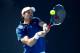 MELBOURNE, AUSTRALIA - JANUARY 16: Jeremy Chardy of France plays a backhand in his first round match against Tennys Sandgren of the United States on day two of the 2018 Australian Open at Melbourne Park on January 16, 2018 in Melbourne, Australia. (Photo by Scott Barbour/Getty Images)