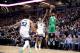 MINNEAPOLIS, MN - MARCH 8: Kyrie Irving #11 of the Boston Celtics shoots the ball during the game against the Minnesota Timberwolves on March 8, 2018 at Target Center in Minneapolis, Minnesota. NOTE TO USER: User expressly acknowledges and agrees that, by downloading and or using this Photograph, user is consenting to the terms and conditions of the Getty Images License Agreement. Mandatory Copyright Notice: Copyright 2018 NBAE (Photo by Jordan Johnson/NBAE via Getty Images)