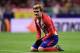 Atletico Madrid's French forward Antoine Griezmann gestures during the Europa League Round of 16 first leg football match between Club Atletico de Madrid and FC Lokomotiv Moscow at the Wanda Metropolitano stadium in Madrid on March 8, 2018. / AFP PHOTO / JAVIER SORIANO (Photo credit should read JAVIER SORIANO/AFP/Getty Images)
