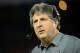 TUCSON, AZ - OCTOBER 28: Mike Leach head coach of the Washington State Cougars looks on during the game against the Arizona Wildcats at Arizona Stadium on October 28, 2017 in Tucson, Arizona. (Photo by Jennifer Stewart/Getty Images)