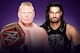 Brock Lesnar will defend the Universal Championship against Roman Reigns at WrestleMania 34.