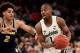 NEW YORK, NY - MARCH 03: Joshua Langford #1 of the Michigan State Spartans in action against the Michigan Wolverines during the semifinals of the Big Ten Basketball Tournament at Madison Square Garden on March 3, 2018 in New York City. The Michigan Wolverines defeated the Michigan State Spartans 75-64. (Photo by Steven Ryan/Getty Images)