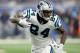 DETROIT, MI - OCTOBER 08: Ed Dickson #84 of the Carolina Panthers fights for yardage against the Detroit Lions during the first half at Ford Field on October 8, 2017 in Detroit, Michigan. (Photo by Leon Halip/Getty Images)