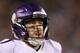 PHILADELPHIA, PA - JANUARY 21: Case Keenum #7 of the Minnesota Vikings reacts during the second quarter against the Philadelphia Eagles in the NFC Championship game at Lincoln Financial Field on January 21, 2018 in Philadelphia, Pennsylvania. (Photo by Patrick Smith/Getty Images)