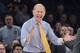 Michigan head coach John Beilein gestures during the second half of an NCAA college basketball game against Iowa in the second round of the Big Ten conference tournament, Thursday, March 1, 2018, at Madison Square Garden in New York. (AP Photo/Mary Altaffer)