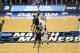 Radford's Randy Phillips (32) and LIU Brooklyn's Julius van Sauers (2) tip off during the first half of a First Four game of the NCAA men's college basketball tournament, Tuesday, March 13, 2018, in Dayton, Ohio. (AP Photo/John Minchillo)