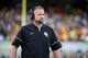 WACO, TX - SEPTEMBER 2: Baylor Bears head coach Matt Rhule looks on against the Liberty Flames during a football game at McLane Stadium on September 2, 2017 in Waco, Texas. (Photo by Cooper Neill/Getty Images)
