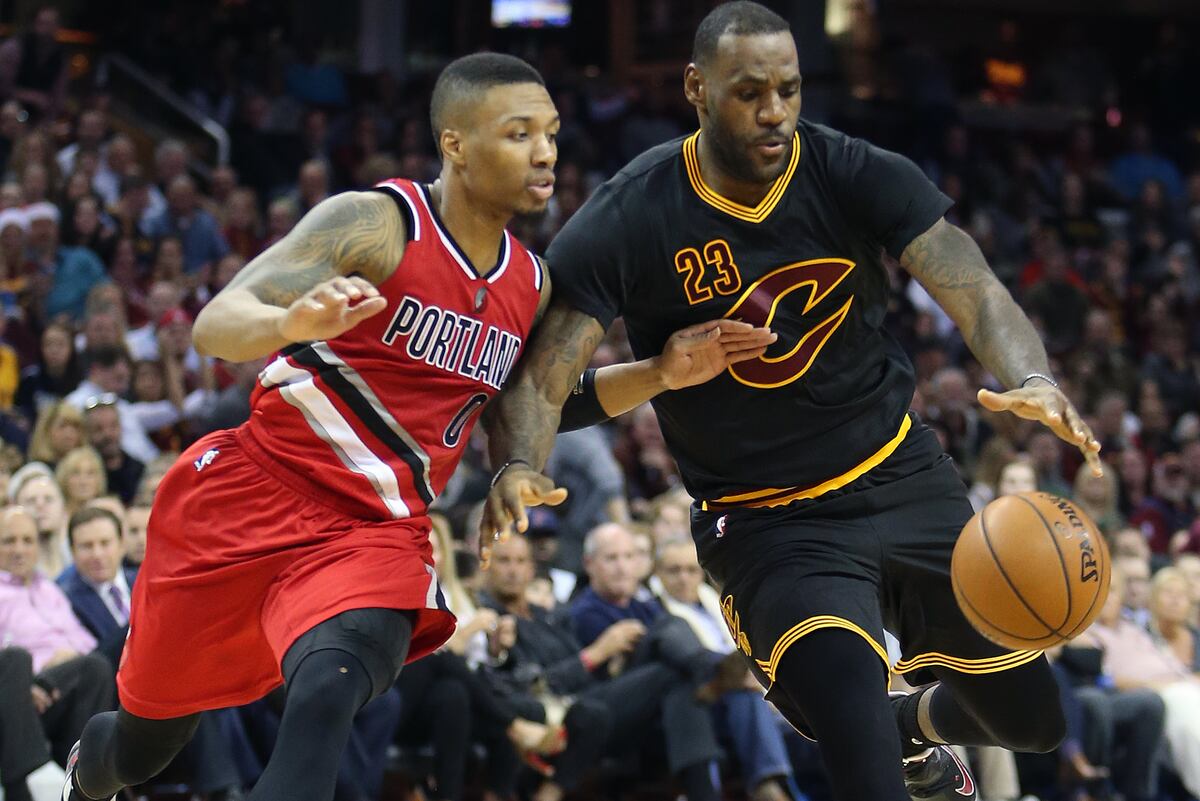 damian lillard and lebron james