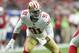 PHOENIX, AZ - OCTOBER 1: Arik Armstead #91 of the San Francisco 49ers rushes the quarterback during the game against the Arizona Cardinals at the University of Phoenix Stadium on October 1, 2017 in Phoenix, Arizona. The Cardinals defeated the 49ers 18-15. (Photo by Michael Zagaris/San Francisco 49ers/Getty Images)