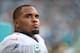 MIAMI GARDENS, FL - OCTOBER 22: Mike Pouncey #51 of the Miami Dolphins looks on from the sideline during the game against the New York Jets at Hard Rock Stadium on October 22, 2017 in Miami Gardens, Florida. (Photo by Rob Foldy/Getty Images)