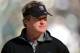 OAKLAND, CA - NOVEMBER 18: Former head coach of the Oakland Raiders and now ESPN Monday Night Football Analyst Jon Gruden looks on during pre-game warm ups before an NFL football game between the New Orleans Saints and Oakland Raiders at O.co Coliseum on November 18, 2012 in Oakland, California. (Photo by Thearon W. Henderson/Getty Images)