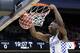 Kentucky guard Hamidou Diallo starts off the team's first-round game against Davidson with a dunk during the NCAA men's college basketball tournament Thursday, March 15, 2018, in Boise, Idaho. (AP Photo/Otto Kitsinger)