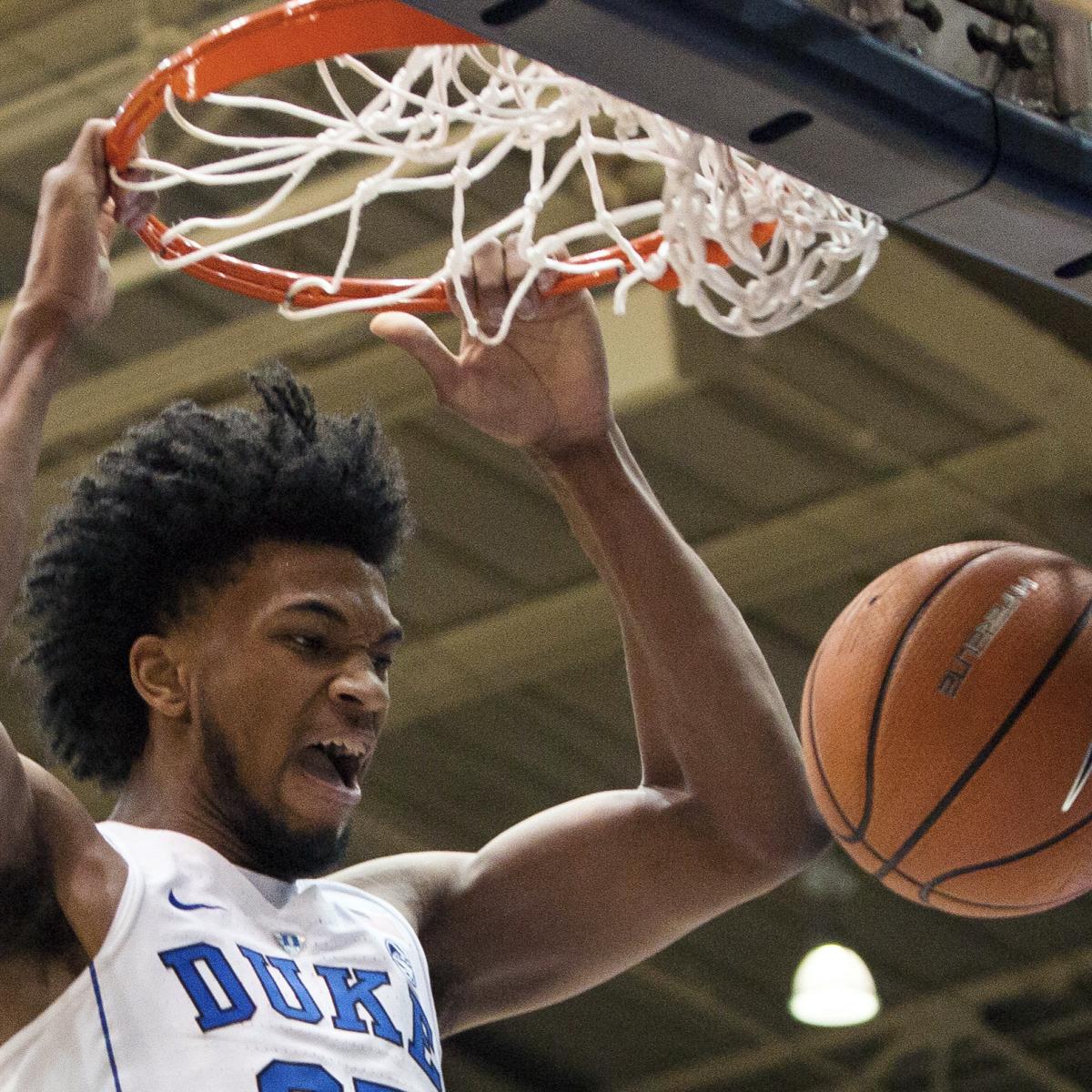 Marvin Bagley III Declares for 2018 NBA Draft After 1 Season at Duke 