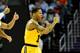 CHARLOTTE, NC - MARCH 16: Jairus Lyles #10 of the UMBC Retrievers looks for a foul call against the Virginia Cavaliers during the first round of the 2018 NCAA Men's Basketball Tournament at Spectrum Center on March 16, 2018 in Charlotte, North Carolina. (Photo by Jared C. Tilton/Getty Images)