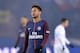 PARIS, FRANCE - FEBRUARY 25: Neymar Jr of Paris Saint-Germain reacts during the Ligue 1 match between Paris Saint Germain and Olympique Marseille February 25, 2018 in Paris, France. (Photo by Aurelien Meunier/Getty Images)