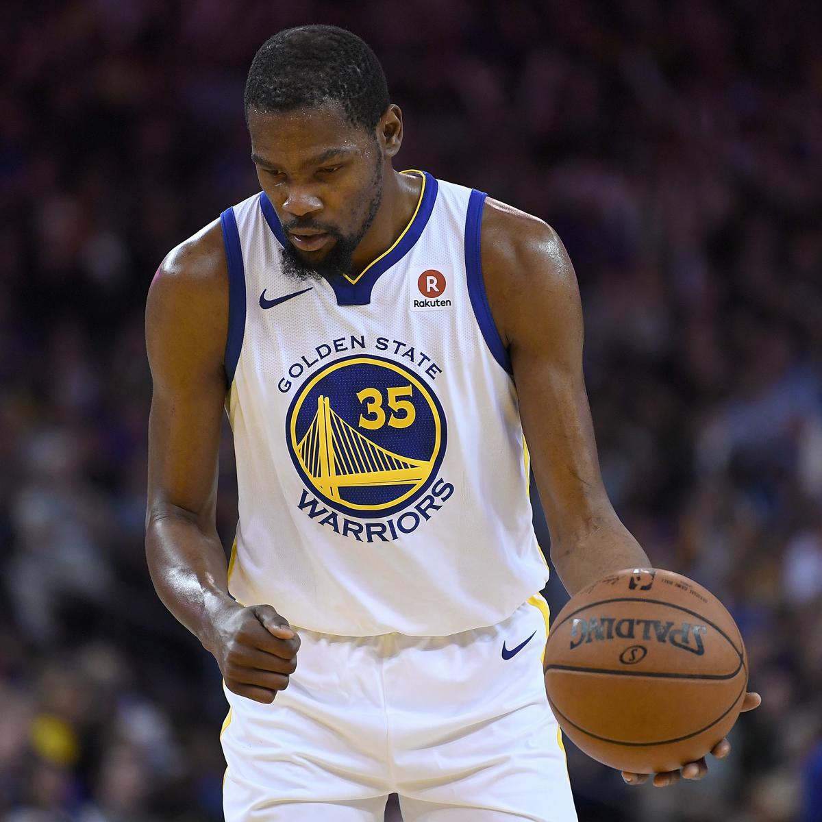 Warriors News: Kevin Durant Exits vs. Suns After Suffering Ankle Injury