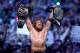 IMAGE DISTRIBUTED FOR WWE - Daniel Bryan celebrates after winning the main event during Wrestlemania XXX at the Mercedes-Benz Super Dome in New Orleans on Sunday, April 6, 2014. (Jonathan Bachman/AP Images for WWE)