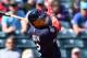 TEMPE, AZ - FEBRUARY 28: Francisco Lindor #12 of the Cleveland Indians in action during the game between Cleveland Indians and Los Angeles Angels on February 28, 2018 in Tempe, Arizona. (Photo by Masterpress/Getty Images)