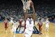 PITTSBURGH, PA - MARCH 17: Phil Booth #5 of the Villanova Wildcats dunks the ball against John Petty #23 of the Alabama Crimson Tide during the second half in the second round of the 2018 NCAA Men's Basketball Tournament at PPG PAINTS Arena on March 17, 2018 in Pittsburgh, Pennsylvania. (Photo by Rob Carr/Getty Images)