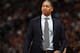 Cleveland Cavaliers head coach Tyronn Lue in the second half of an NBA basketball game Wednesday, March 7, 2018, in Denver. The Cavaliers won 113-108. (AP Photo/David Zalubowski)