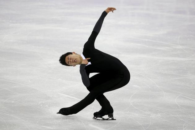 GANGNEUNG, SOUTH KOREA - FEBRUARY 17: Nathan Chen of USA during the Figure Skating Men Free Program on day eight of the PyeongChang 2018 Winter Olympic Games at Gangneung Ice Arena on February 17, 2018 in Gangneung, South Korea. (Photo by Jean Catuffe/Getty Images)