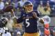 GREENVILLE, NC - SEPTEMBER 16: Quarterback Gardner Minshew #5 of the East Carolina Pirates looks to throw against the Virginia Tech Hokies in the second half at Dowdy-Ficklen Stadium on September 16, 2017 in Greenville, North Carolina. Virginia Tech defeated East Carolina 64-17. (Photo by Michael Shroyer/Getty Images)