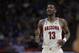 Arizona's forward Deandre Ayton during the first half of a first-round game against Buffalo in the NCAA men's college basketball tournament Thursday, March 15, 2018, in Boise, Idaho. (AP Photo/Ted S. Warren)