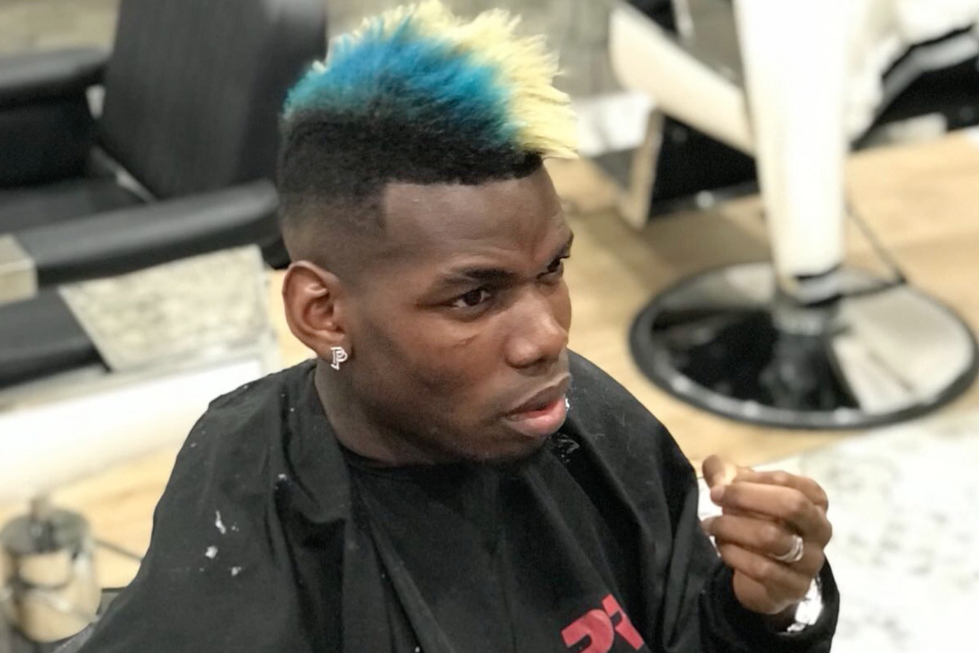 Paul Pogba Goes Super Saiyan Blue With New Hairstyle Bleacher