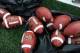 COLLEGE PARK, MD - OCTOBER 20: A bag of footballs on the sideline during the game between the Maryland Terrapins and the North Carolina State Wolfpack at Byrd Stadium on October 20, 2012 in College Park, Maryland. (Photo by G Fiume/Maryland Terrapins/Getty Images)