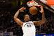 CLEVELAND, OH - MARCH 21: DeMar DeRozan #10 of the Toronto Raptors dunks over LeBron James #23 of the Cleveland Cavaliers during the first half at Quicken Loans Arena on March 21, 2018 in Cleveland, Ohio. NOTE TO USER: User expressly acknowledges and agrees that, by downloading and or using this photograph, User is consenting to the terms and conditions of the Getty Images License Agreement. (Photo by Jason Miller/Getty Images)
