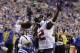 Indianapolis Colts wide receiver Phillip Dorsett, left, reaches for a pass as Houston Texans cornerback Robert Nelson defends during the second half of an NFL football game Sunday, Dec. 11, 2016, in Indianapolis. Nelson was called for pass interference on the play. (AP Photo/Darron Cummings)